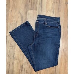 J.Jill Authentic Fit Slim Bootcut Stretch Jeans Women's Size 16 Dark Wash